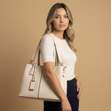 Shoulder Bag Women Pebbled Leather Tote Handbag