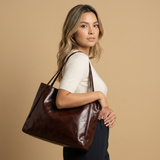 Tote Bag Slouchy Glossy Finish