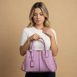 Shoulder Bag Women Pebbled Leather Tote Handbag