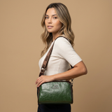 Crossbody Bag Structured Leather Flap