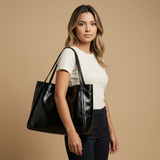 Tote Bag Slouchy Glossy Finish