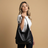 Hobo Bag for Women in Vegan Leather - Work Handbag