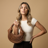 Shoulder Bag with Gold Hardware