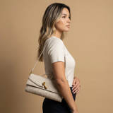 Crossbody Bag Woven Leather Clutch Handbag