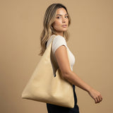 Tote Bag Woven Retro Silhouette