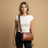 Crossbody Bag Structured Leather Flap