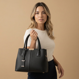 Shoulder Bag Women Pebbled Leather Tote Handbag