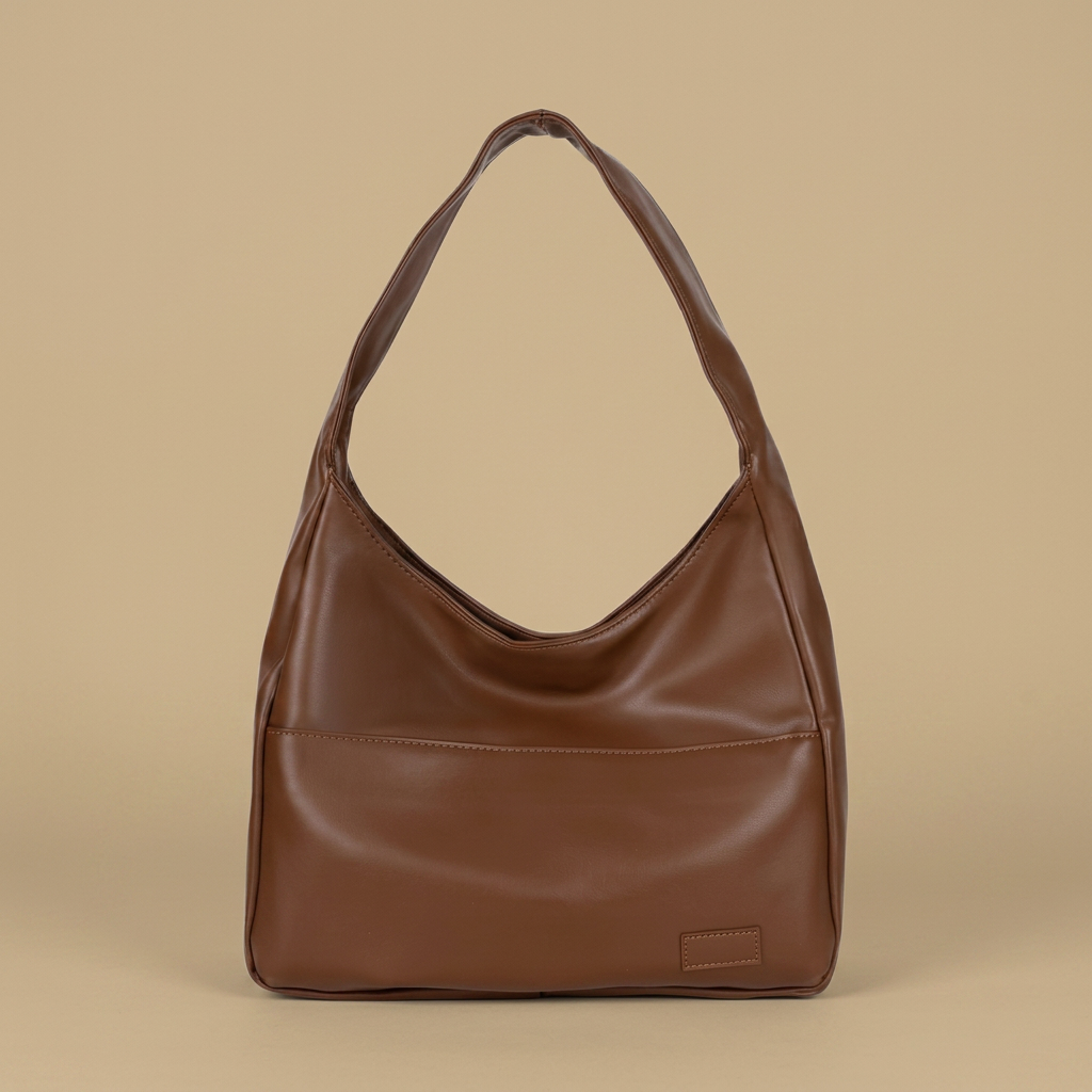 Crossbody Bag with Pebbled Leather Finish