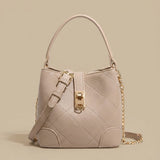 Shoulder Bag with Diamond Quilting