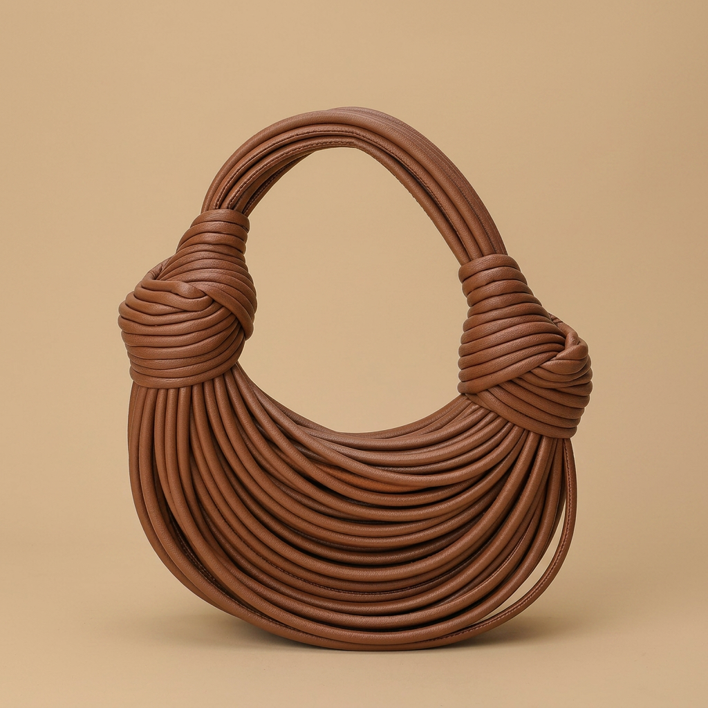 Shoulder Bag with Gold Hardware