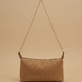 Shoulder Bag with Woven Texture