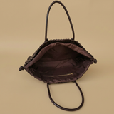 Oversized Woven Tote Bag