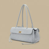 Shoulder Bag with Quilted Stitching