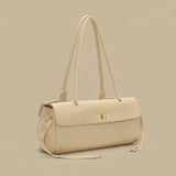 Shoulder Bag with Quilted Stitching