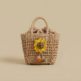 Crossbody Bag with Crochet Appliques