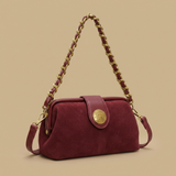 Crossbody Bag with Medallion Clasp