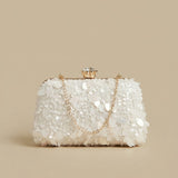 Crossbody Bag with Sequin Finish