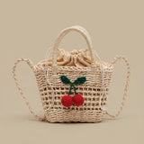 Crossbody Bag with Crochet Appliques