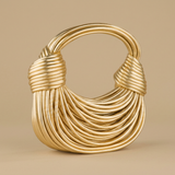 Shoulder Bag with Gold Hardware