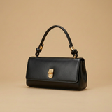 Shoulder Bag with Sculptural Clasp