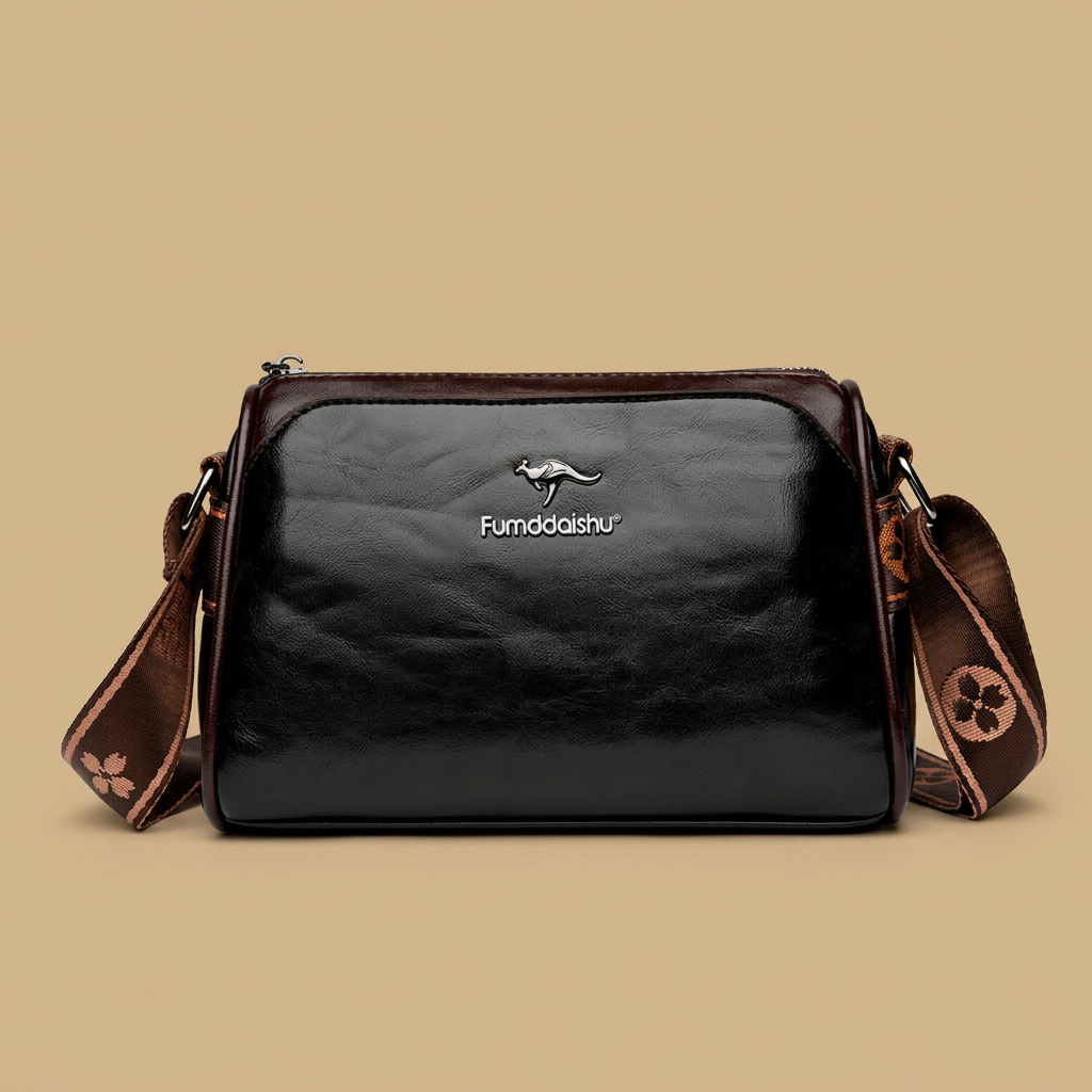 Crossbody Bag Structured Leather Flap