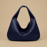 Hobo Bag for Women - Woven Leather Oversized Handbag