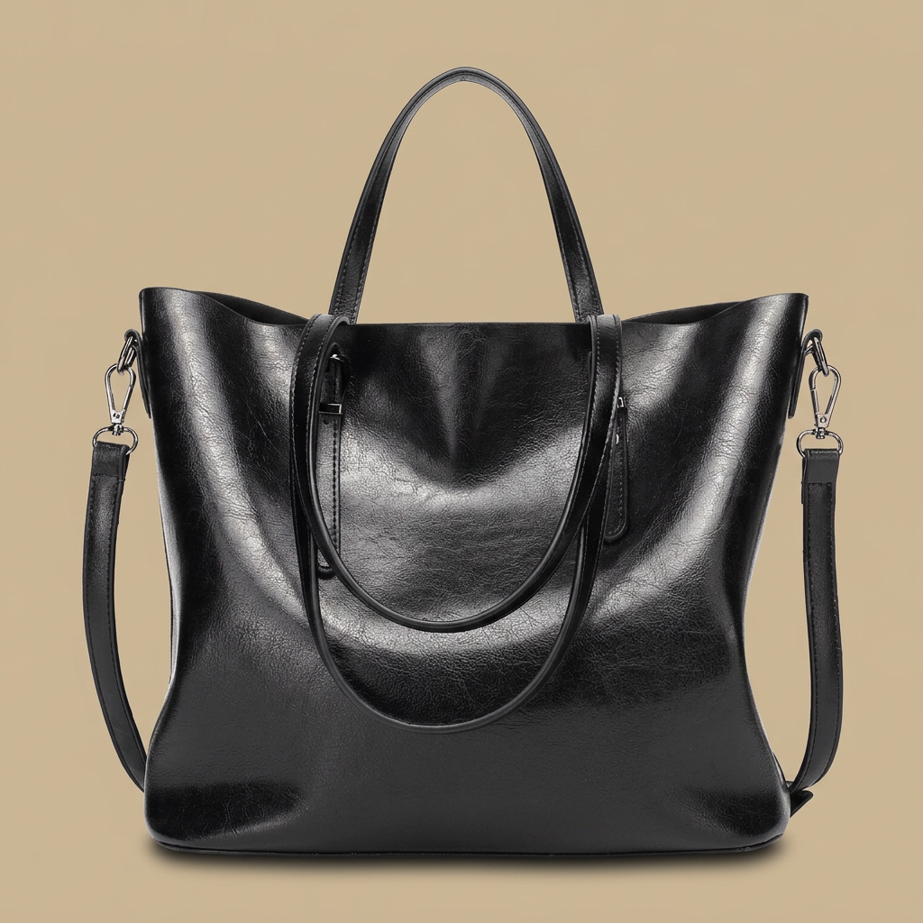 Shoulder Bag with Detachable Strap
