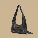 Shoulder Bag with Eyelet Belt