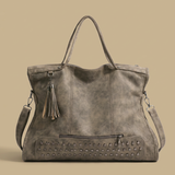 Tote Bag for Women - Large Studded Suede Work Bag