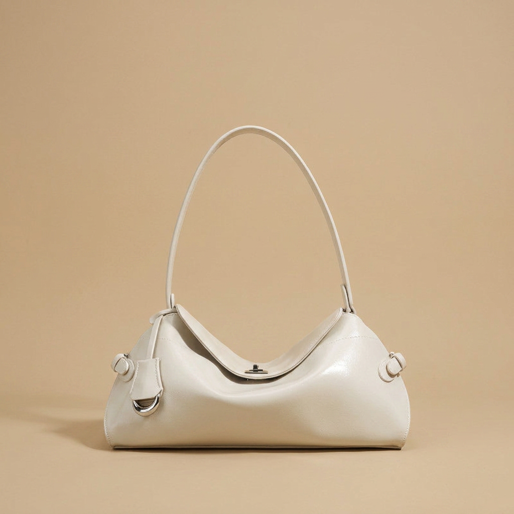 Shoulder Bag with Turn Lock