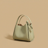Shoulder Bag with Gold Buckle