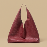Tote Bag Woven Retro Silhouette