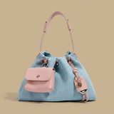 Hobo Bag with Braided Handle