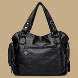Tote Bag for Women with Studded Leather and Tassel Handbag