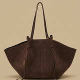 Tote Bag with Tie Detail
