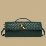 Crossbody Bag Woven Leather Clutch Handbag