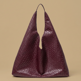 Tote Bag Woven Retro Silhouette