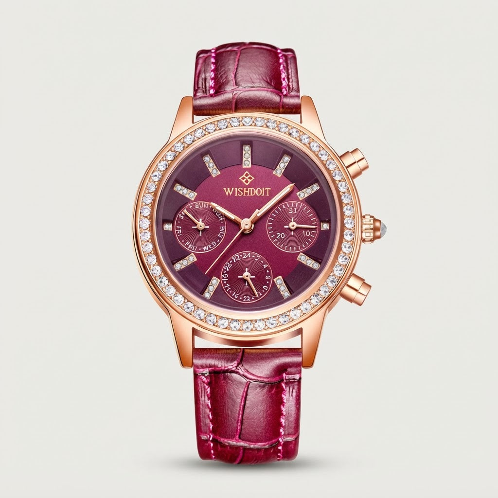Rose Gold Multi-Dial Watch