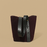 Shoulder Bag with Matte Leather