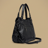Tote Bag for Women with Studded Leather and Tassel Handbag
