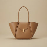 Tote Bag with Bar Clasp