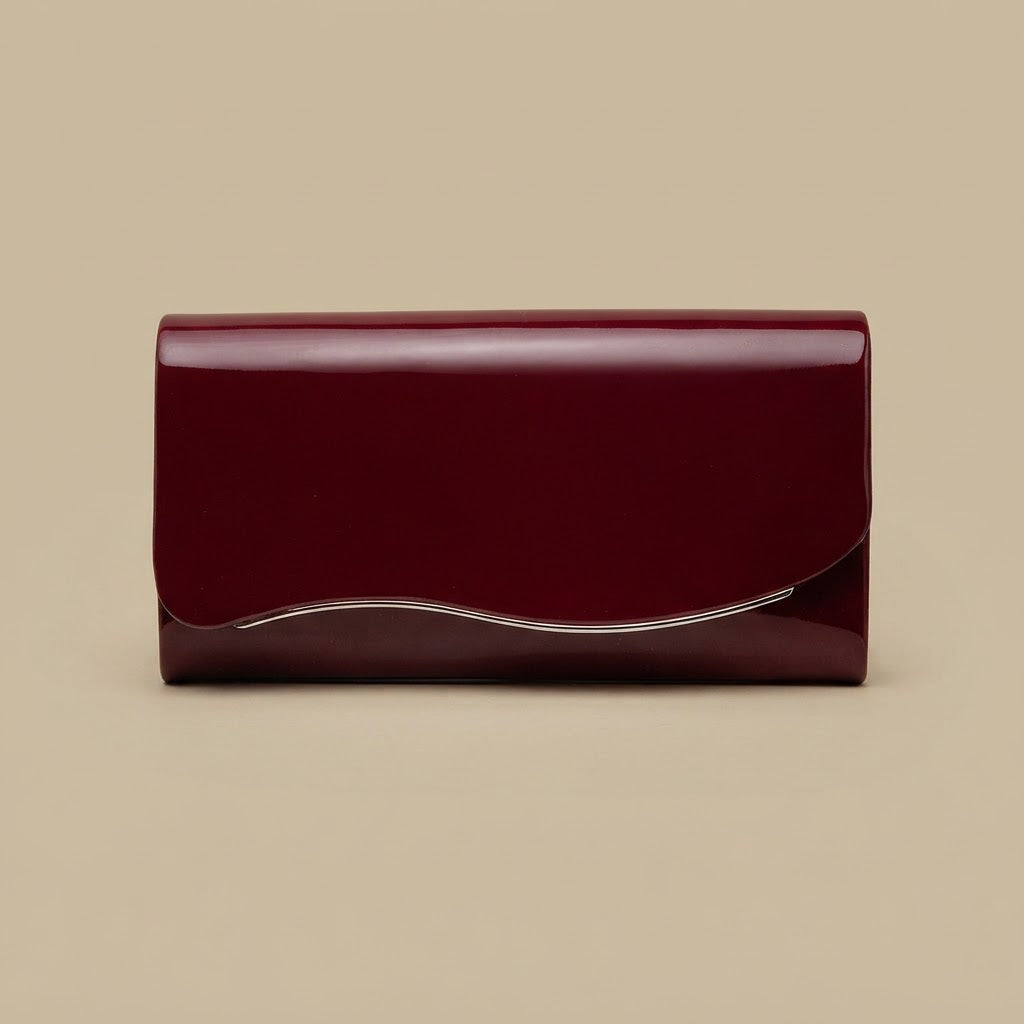 Crossbody Bag with Wave Edge Detail