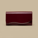 Crossbody Bag with Wave Edge Detail