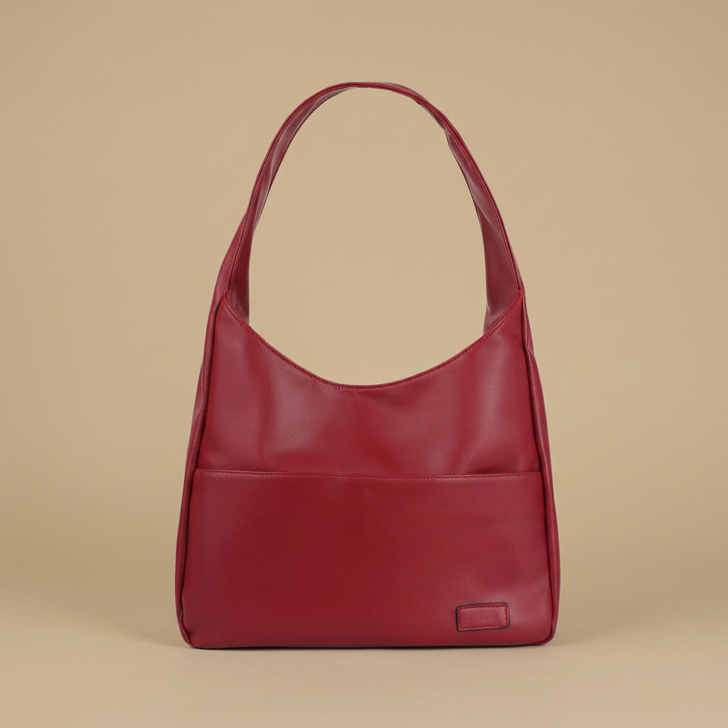 Crossbody Bag with Pebbled Leather Finish