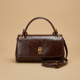 Shoulder Bag with Sculptural Clasp