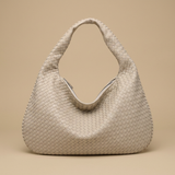 Hobo Bag for Women - Woven Leather Oversized Handbag
