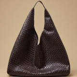 Tote Bag Woven Retro Silhouette