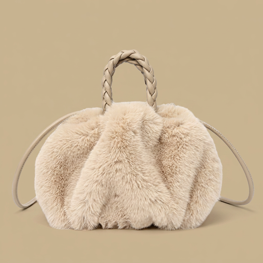 Crossbody Bag Plush Cloud Design