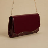 Crossbody Bag with Wave Edge Detail