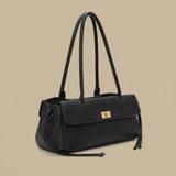Shoulder Bag with Quilted Stitching
